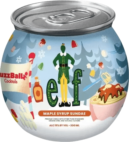 Buzzballz Maple Syrup Sundae